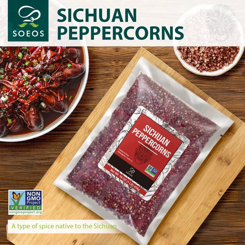 Soeos Sichuan Peppercorns 16oz - Image 3